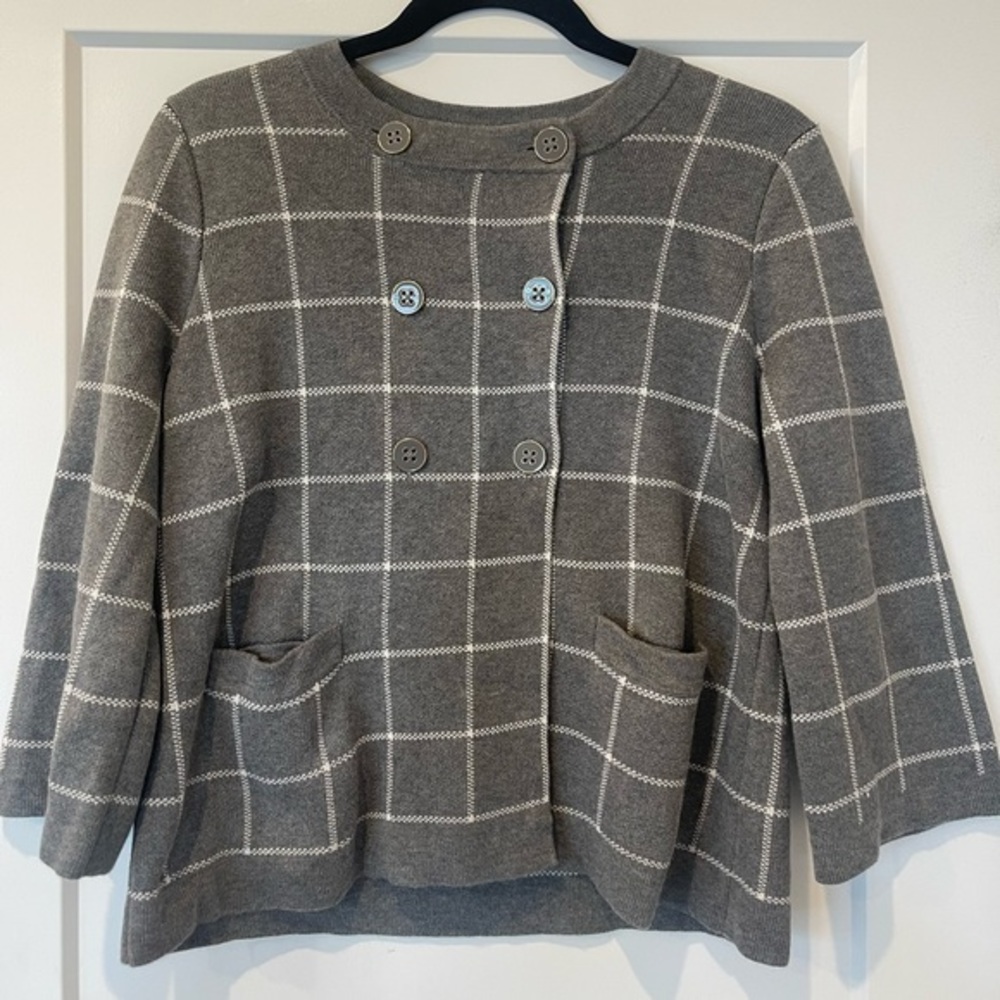 Jcrew gray sweater top
